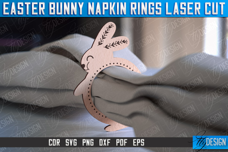 easter-bunny-napkin-rings-laser-cut-home-design-cnc-file