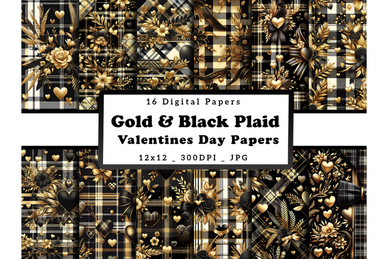 brown-amp-black-plaid-valentine-day-digital-papers