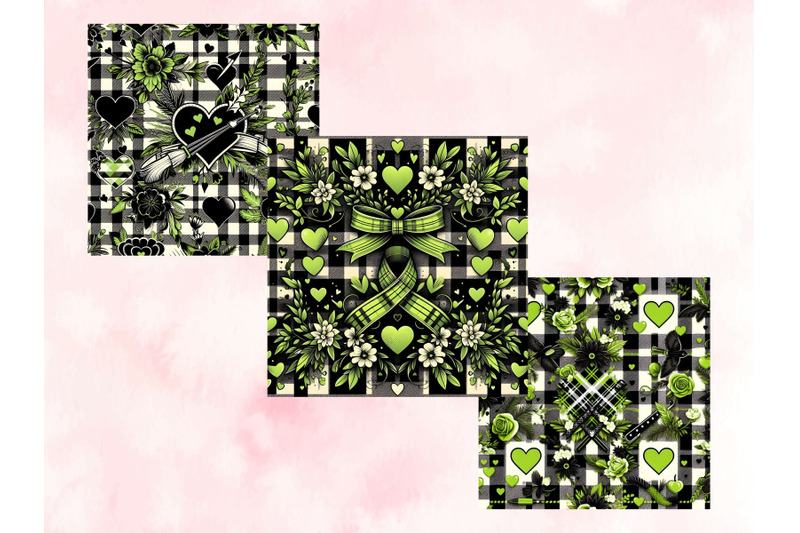 lime-amp-black-plaid-valentine-day-digital-papers