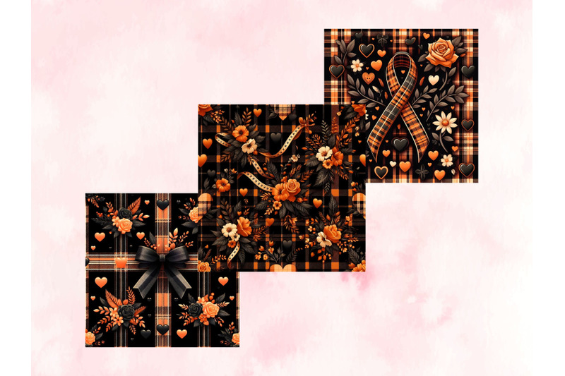 orange-amp-black-plaid-valentine-day-digital-papers