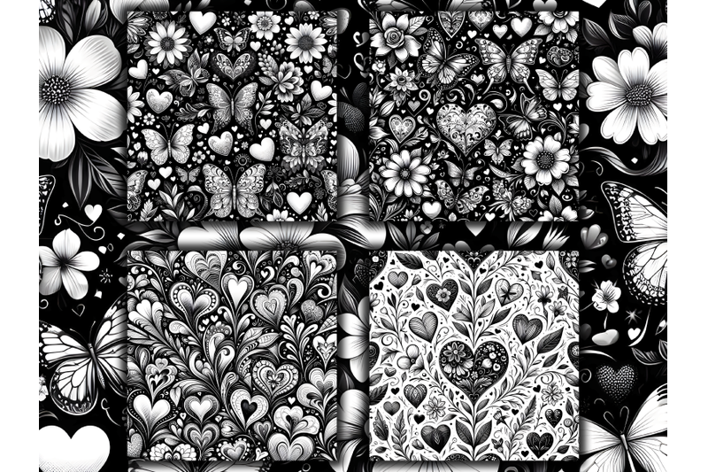 white-floral-hearts-and-butterflies-valentine-039-s-day-digital-papers