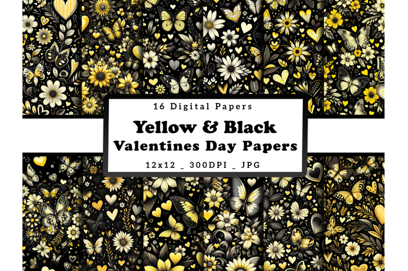 yellow-floral-hearts-and-butterflies-valentine-039-s-day-digital-papers