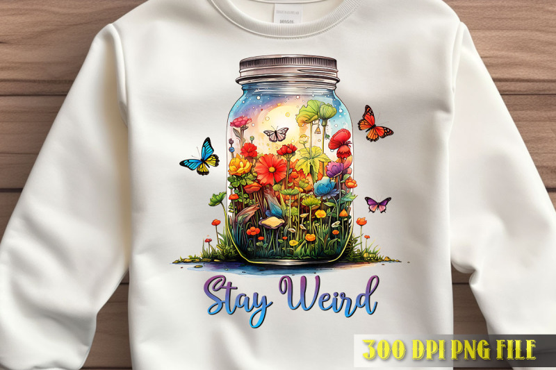 stay-weird-nature-jar-art