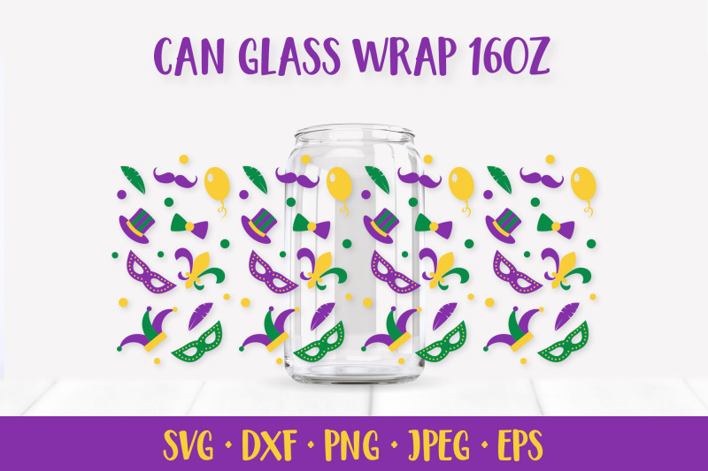 mardi-gras-can-glass-wrap-carnival-glass-can-svg
