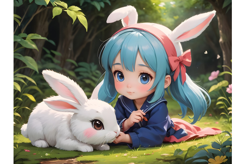 little-girl-with-easter-rabbit