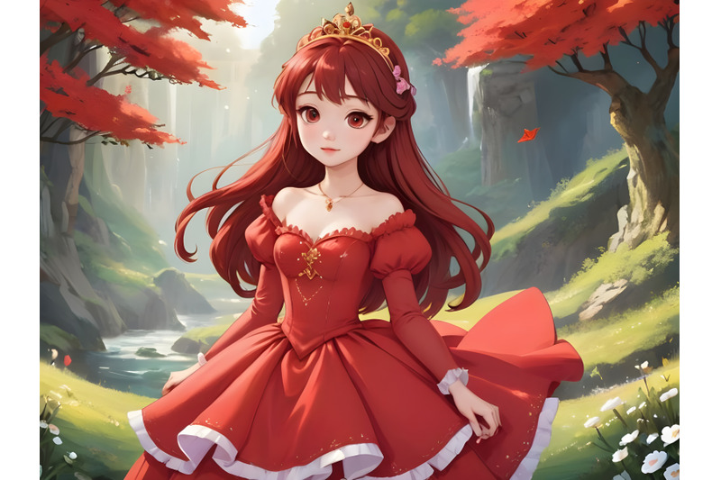 illustration-of-a-beautiful-fairytale-princess