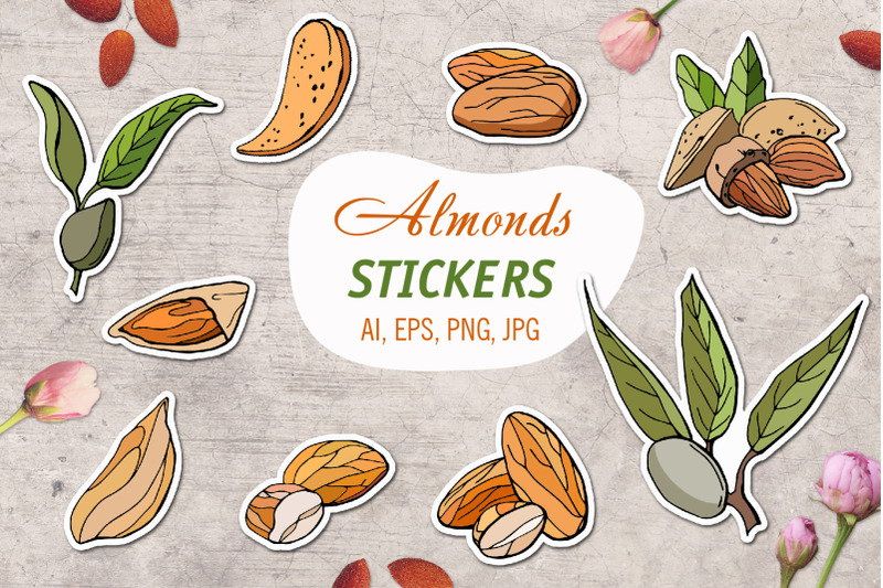 almond-printable-stickers-cricut-design