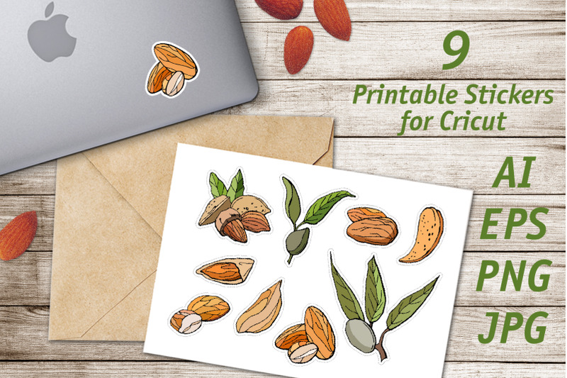 almond-printable-stickers-cricut-design