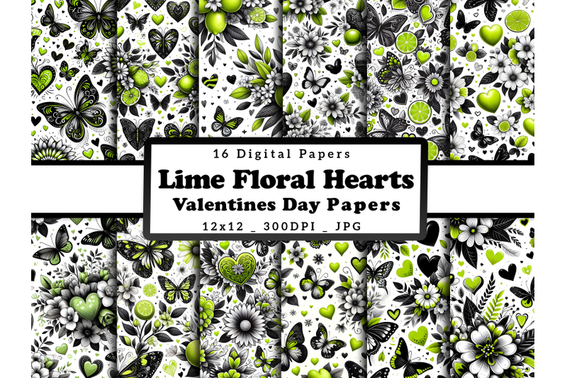 lime-floral-hearts-and-butterflies-valentine-039-s-day-papers