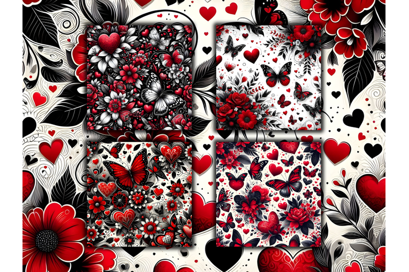 red-floral-hearts-and-butterflies-valentine-039-s-day-papers