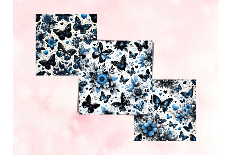 blue-floral-hearts-and-butterflies-valentine-039-s-day-papers