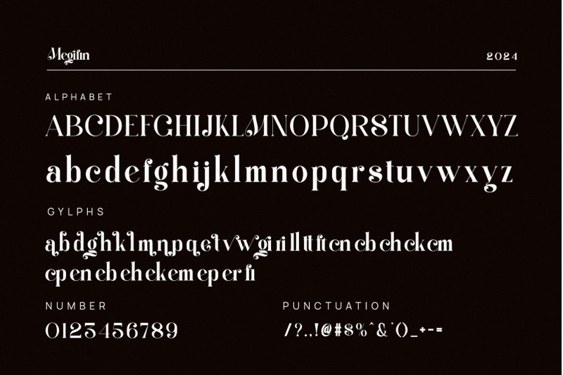 megifin-beautiful-ligature-serif