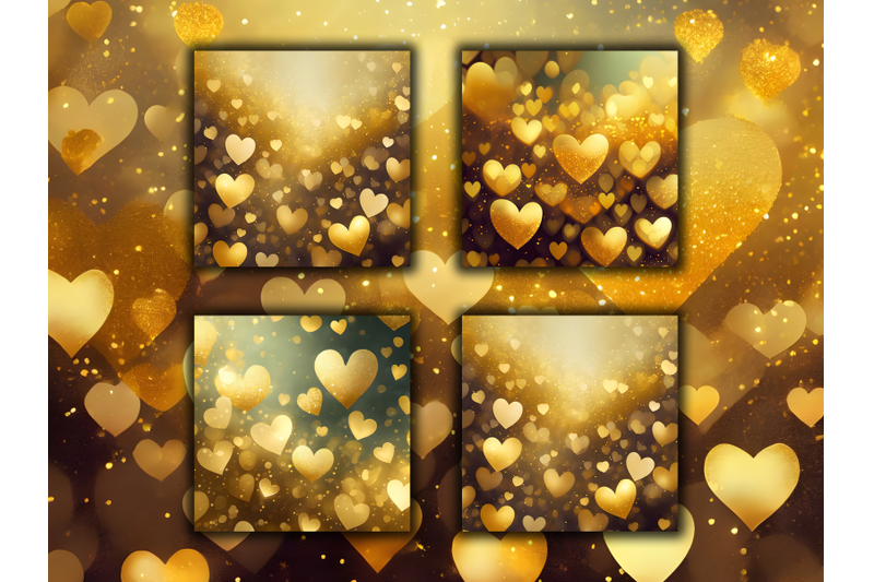 golden-hearts-valentine-day-digital-papers