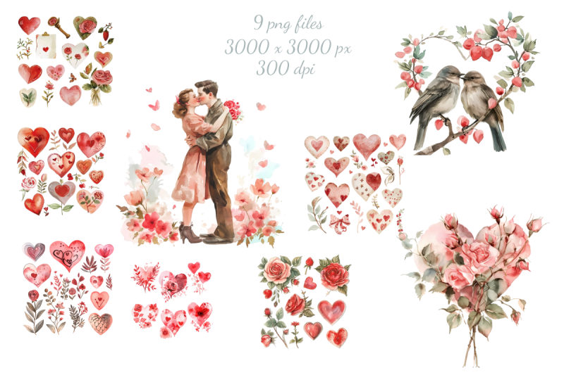 vintage-valentine-clipart-transparent-png