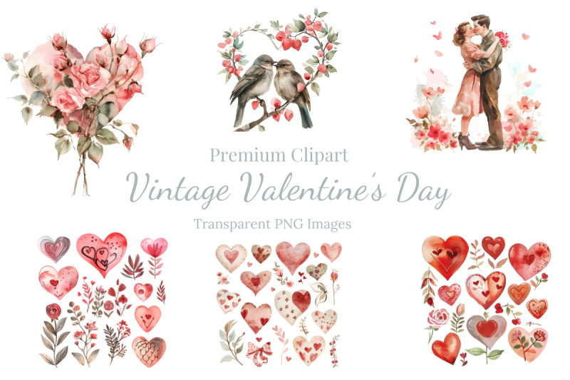 vintage-valentine-clipart-transparent-png