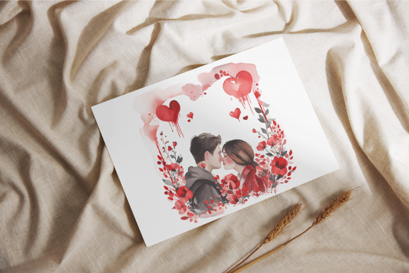 couple-selfie-valentine-clipart