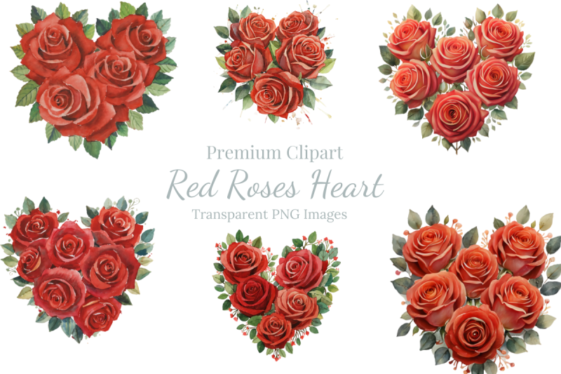 valentine-red-rose-heart-bouquet-clipart