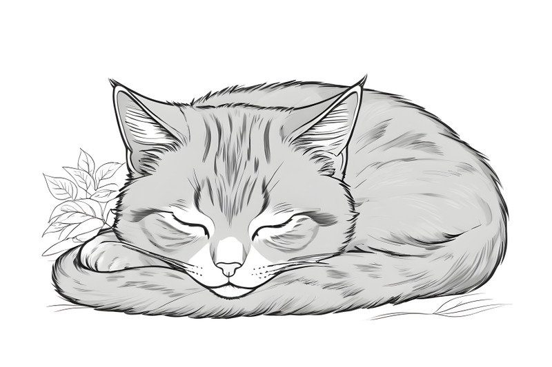 gray-cat-are-sleeping