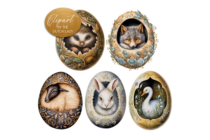 animals-in-easter-eggs-clipart-set