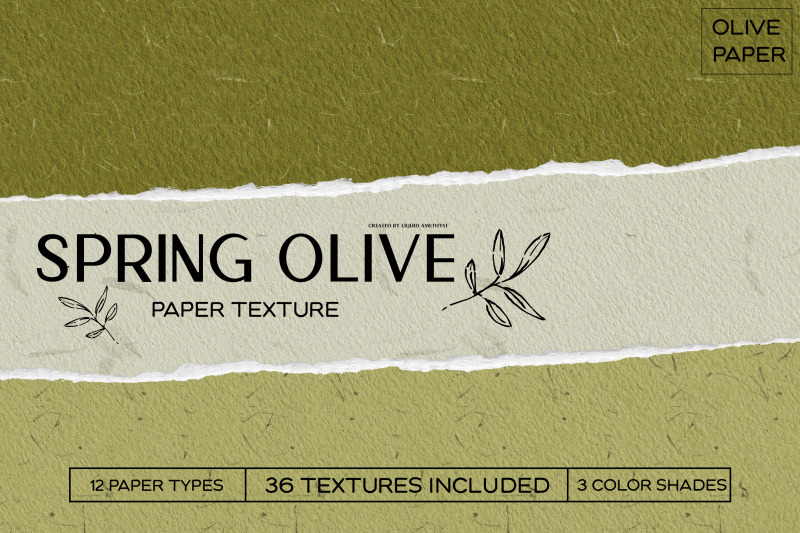 spring-olive-handmade-paper-set
