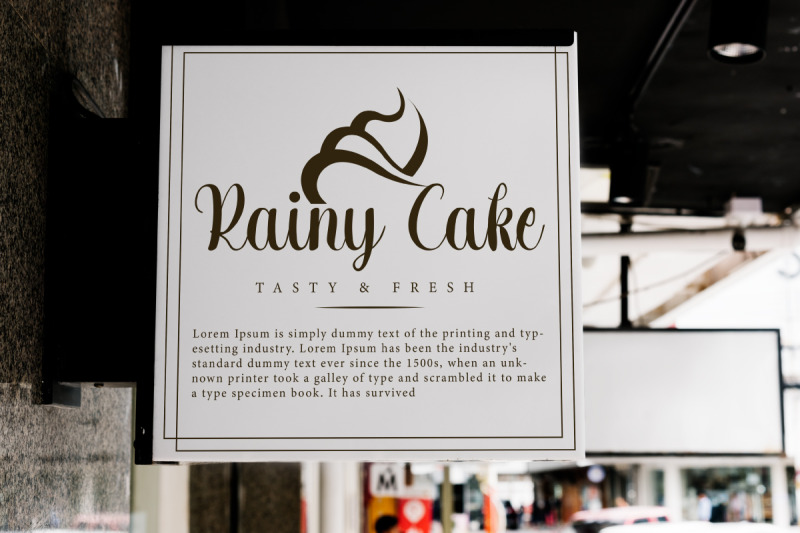 rainy-cake