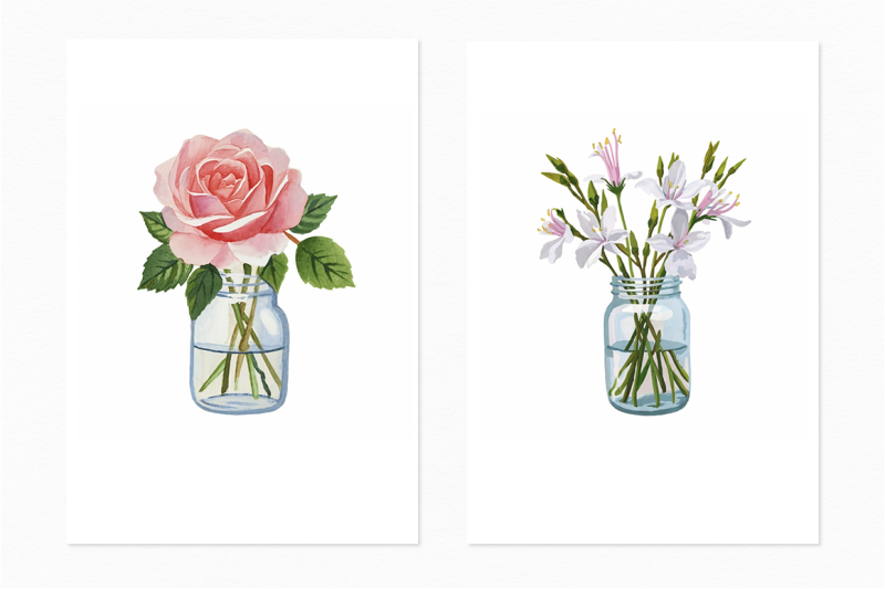 floral-spring-mason-jar