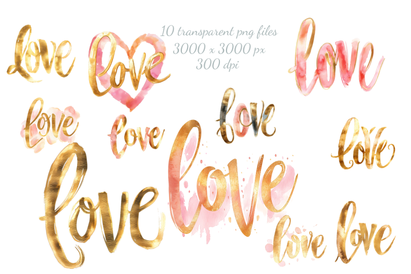 golden-love-lettering-watercolor-sublimation