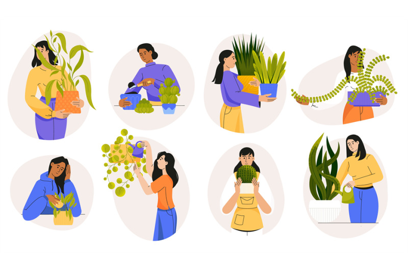 people-gardening-home-plants-cartoon-characters-cultivate-flowers-in