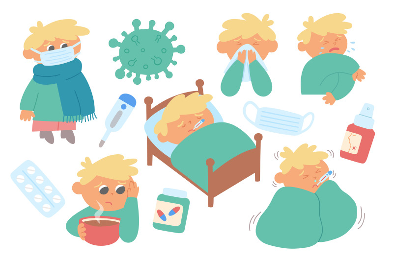 sick-boy-flu-season-medical-supply-medicine-clipart