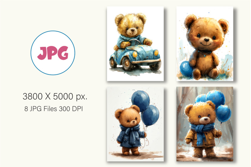 cute-teddy-bears-watercolor