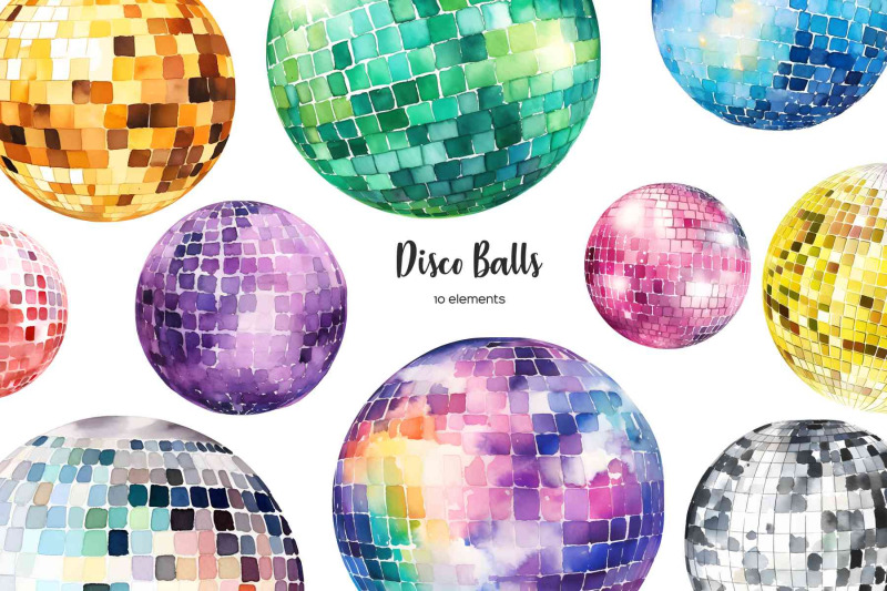 watercolor-disco-ball-clipart-10-rainbow-disco-balls-clip-art