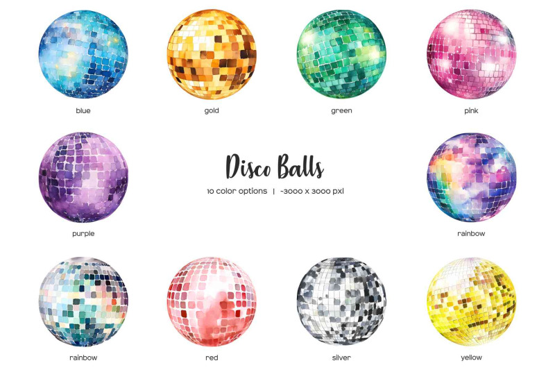 watercolor-disco-ball-clipart-10-rainbow-disco-balls-clip-art