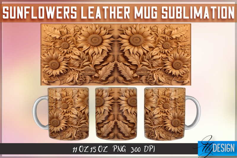 sunflowers-leather-mug-sublimation-11-oz-15-oz-mug-png-file