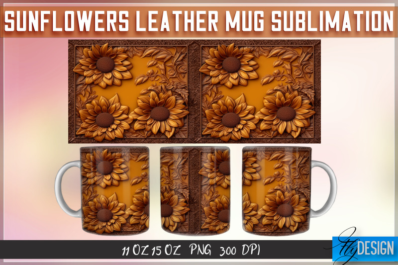 sunflowers-leather-mug-sublimation-11-oz-15-oz-mug-png-file