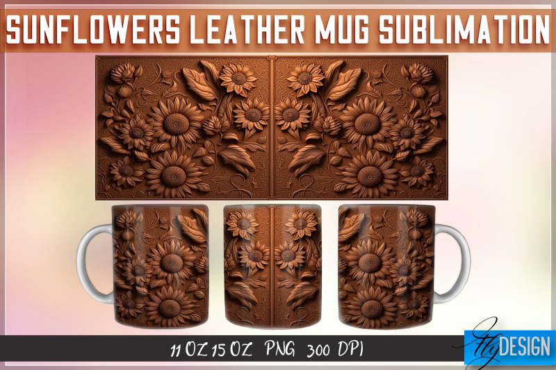 sunflowers-leather-mug-sublimation-11-oz-15-oz-mug-png-file