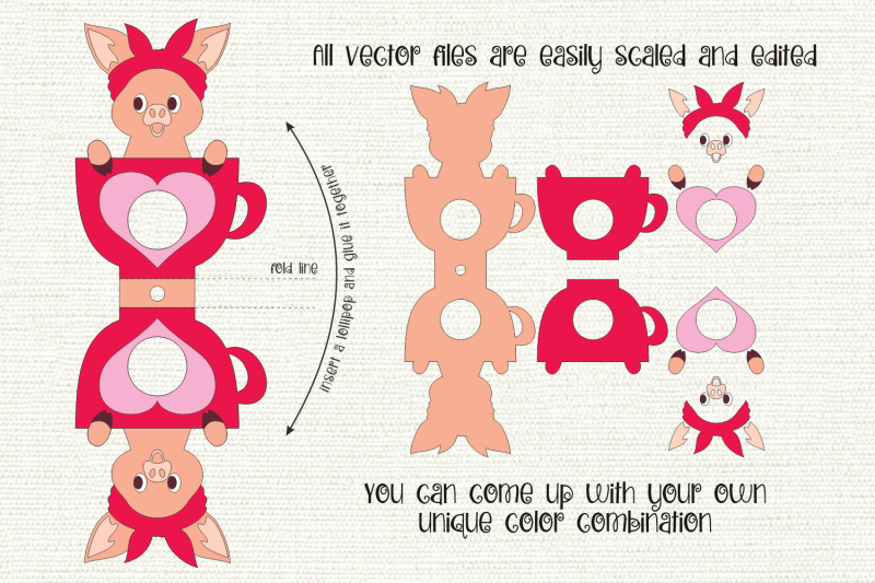 pig-in-a-cup-lollipop-holder-valentine-paper-craft-template
