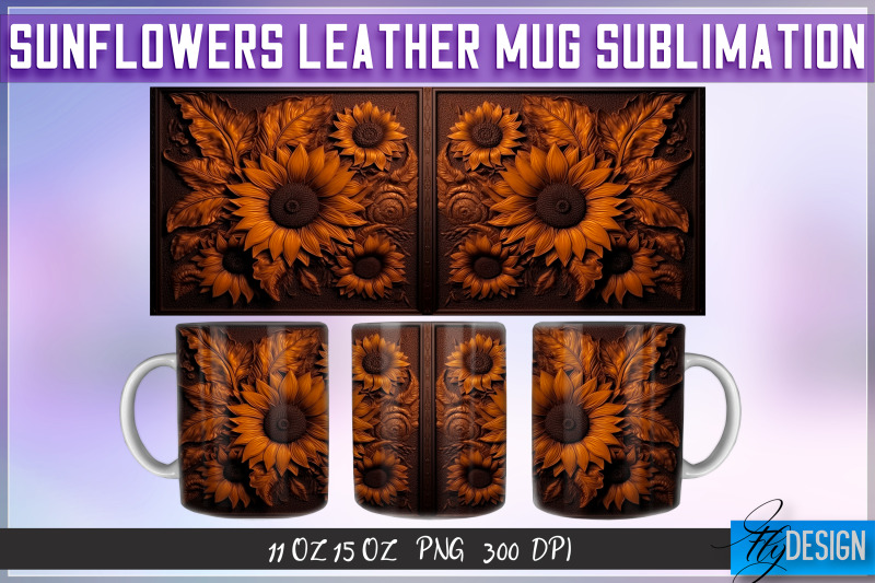 sunflowers-leather-mug-sublimation-11-oz-15-oz-mug-png-file