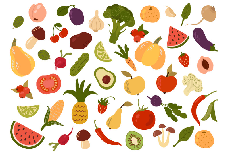 fruits-and-vegetables-illustration-svg-illustrations