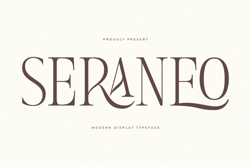 seraneo-modern-display-typeface