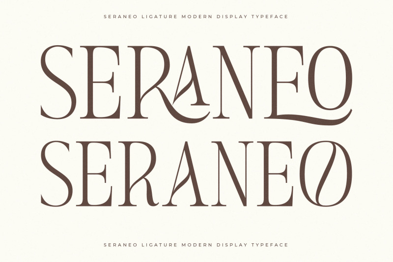 seraneo-modern-display-typeface