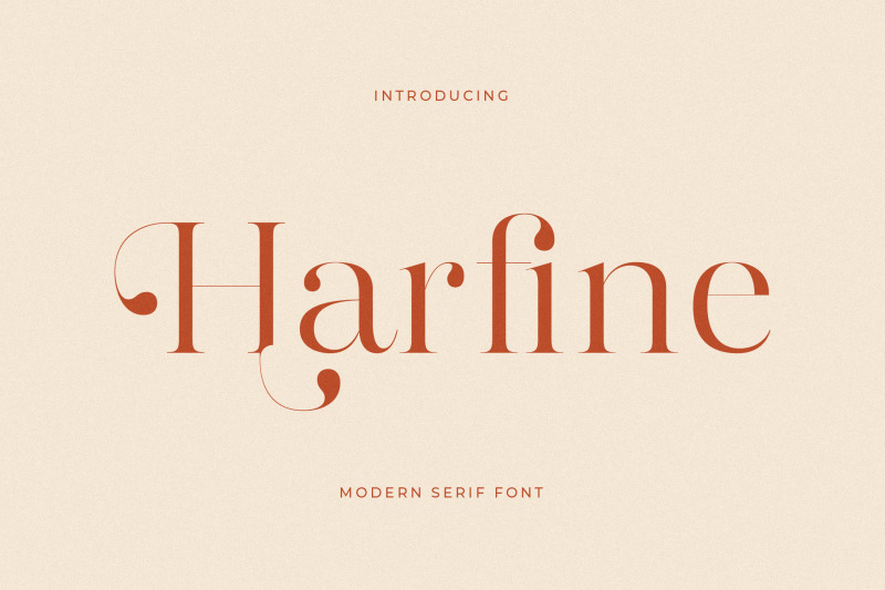 harfine-modern-serif-font