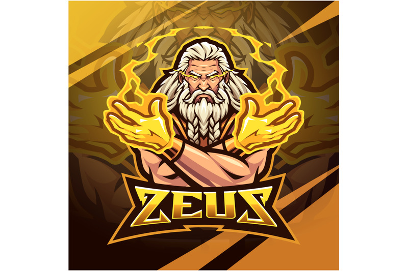 zeus-esport-mascot-logo-design