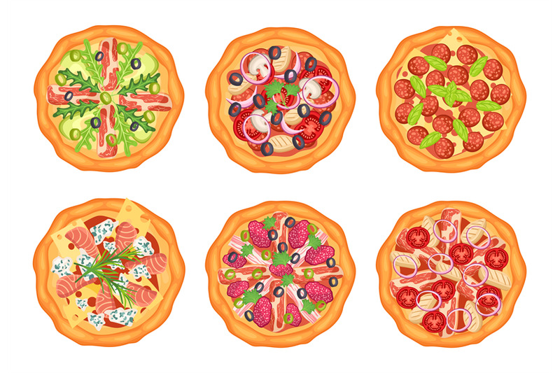 top-view-pizza-for-menu-in-restaurant-meal-pepperoni