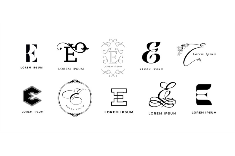 creative-e-emblem-english-letter-e-elegant-monogram-for-eco-energy-e