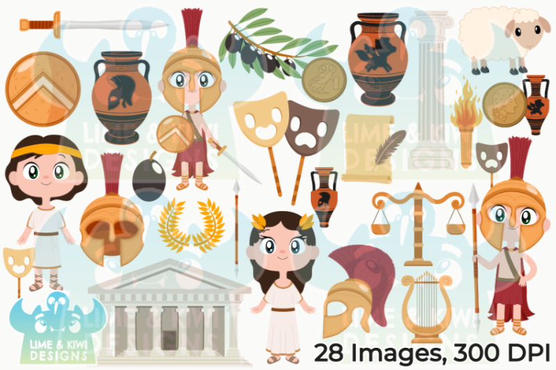 ancient-greece-clipart-lime-and-kiwi-designs