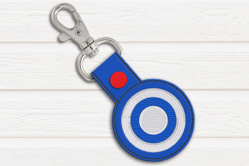 target-ith-key-fob-applique-embroidery