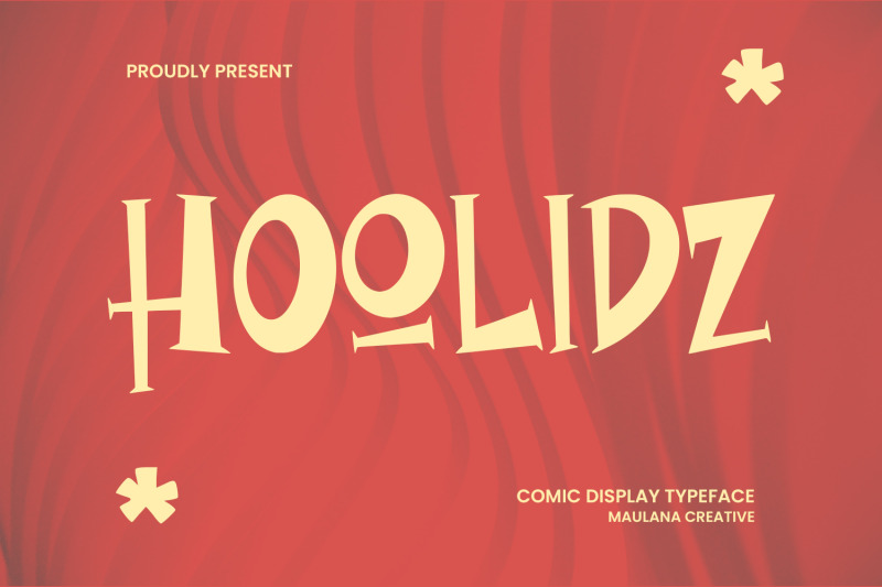 hoolidz-comic-display-typeface