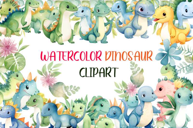 dinosaur-watercolor-clipart-png-collection-for-vibrant-creations