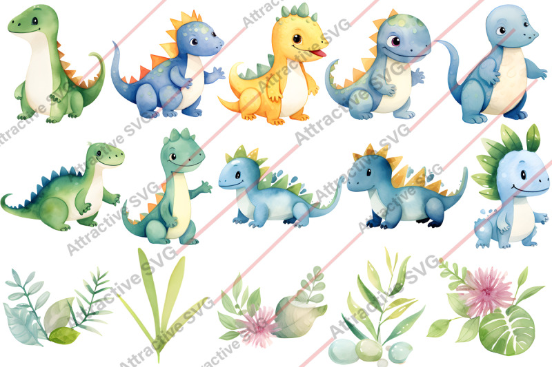 dinosaur-watercolor-clipart-png-collection-for-vibrant-creations