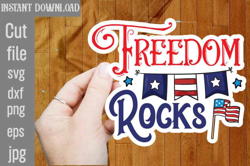 freedom-rocks-svg-cut-file-4th-of-july-stickers-png-bundle-patriotic